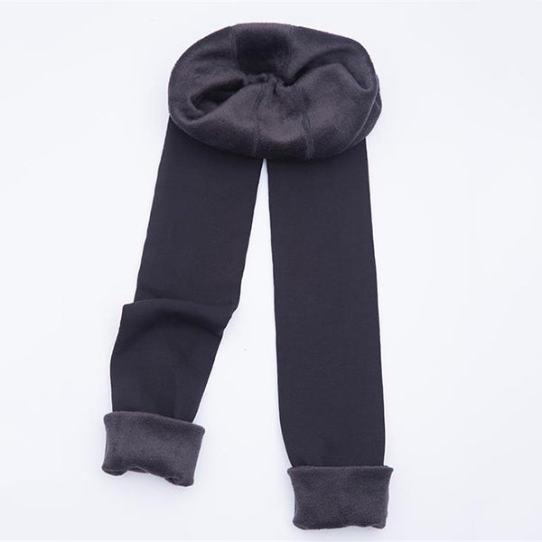 Tresdin Autumn Winter Fashion Explosion Model Plus Thick Velvet Warm Seamlessly Integrated Inverted Cashmere Leggings Warm Pants