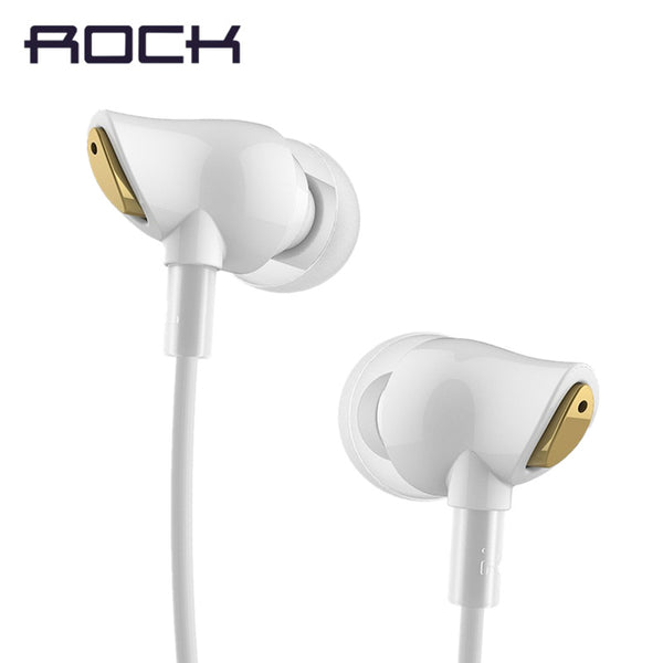 Rock Luxury Zircon Stereo Earphone Headphones Headset 3.5mm Earphones Earbuds for iPhone Samsung Xiaomi with Micro 3.5mm Headset