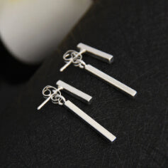 Shuangshuo 2017 Personalized New Fashion Earrings Brinco Simple T Bar Stud Earrings Jewelry for Women Korean Mariage Gifts