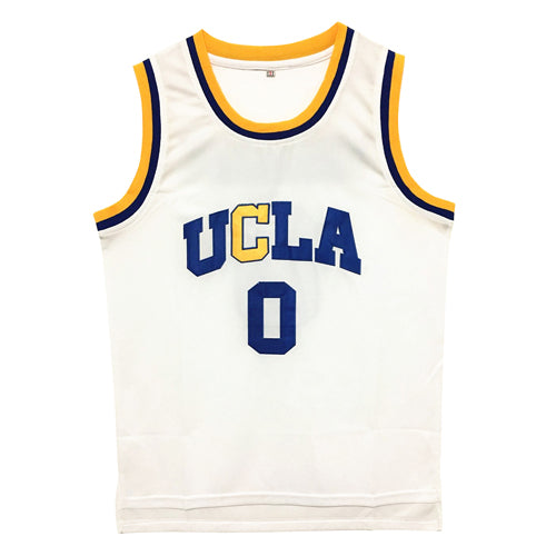 VTURE Mens Russell Westbrook #0 & #2 UCLA Bruins Blue Stitched Basketball Jersey