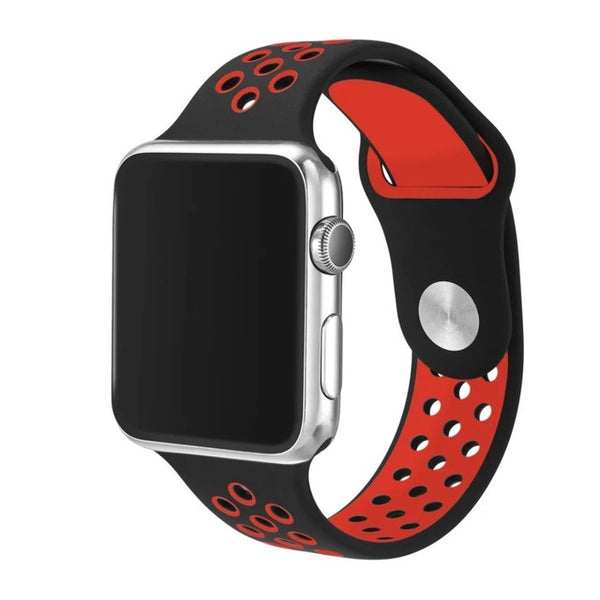 Silicon Sports Band Strap for Watch Black Volt Bracelet for Apple  Watch Band Series 1&2  Rubber Watchband iwatch belt band