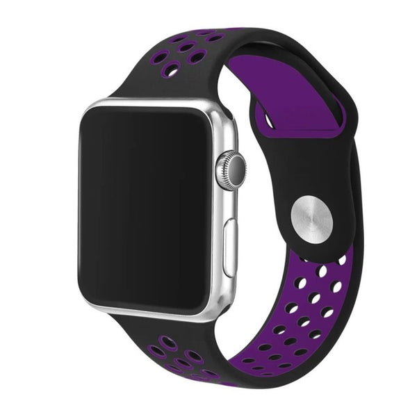 Silicon Sports Band Strap for Watch Black Volt Bracelet for Apple  Watch Band Series 1&2  Rubber Watchband iwatch belt band