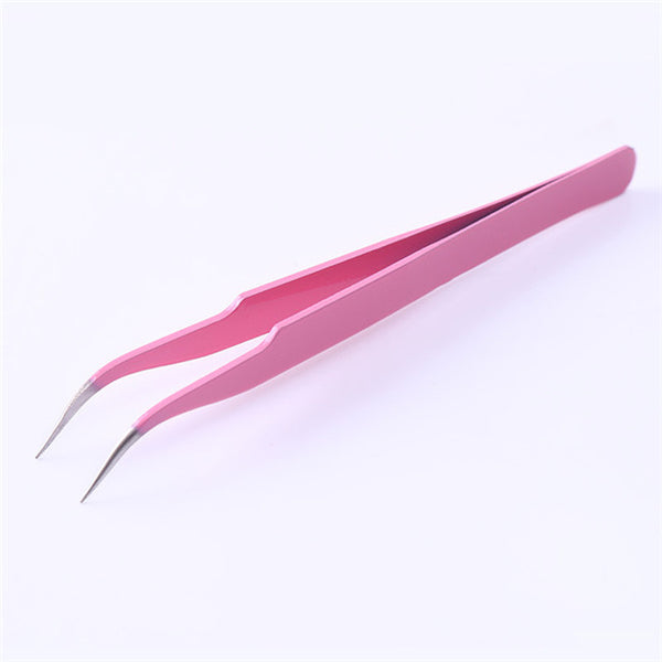 1PC Blackhead Tweezers Eyelash Extension Nipper Anti Acid Steel Needle Tweezers Removal Acne Face Care Curved Straight Nail Tool