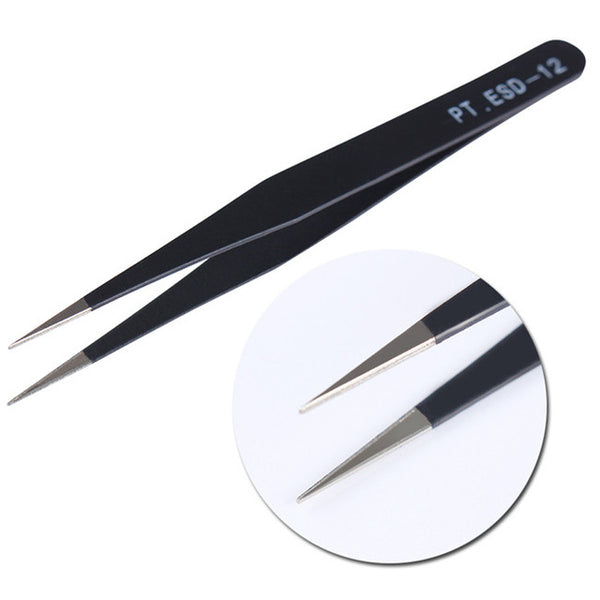 1PC Blackhead Tweezers Eyelash Extension Nipper Anti Acid Steel Needle Tweezers Removal Acne Face Care Curved Straight Nail Tool