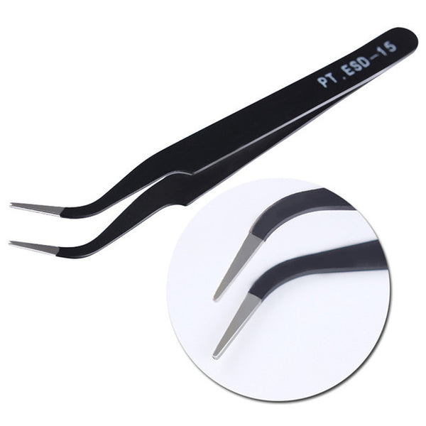 1PC Blackhead Tweezers Eyelash Extension Nipper Anti Acid Steel Needle Tweezers Removal Acne Face Care Curved Straight Nail Tool