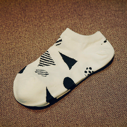 CAT summer comfortable cotton bamboo fiber girl women's socks ankle low female invisible  color girl boy hosier 1pair=2pcs WS66