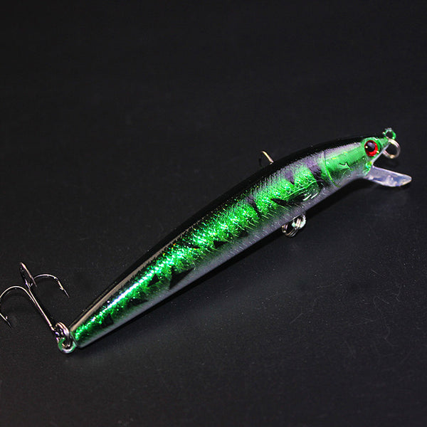 1PCS Minnow fishing lure 3D eyes 10cm 8.5g Pesca Bait Isca Artificial Peche wobbler 6# Hook Carp Fishing Tackle WQ202