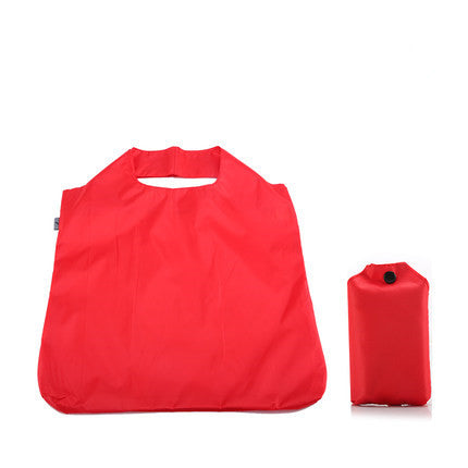 Travelsky Brand 2pcs Portable Folding Shopping Bag Large Ripstop Nylon Reusable Reinforced Handle Bags Waterproof Travel Bag