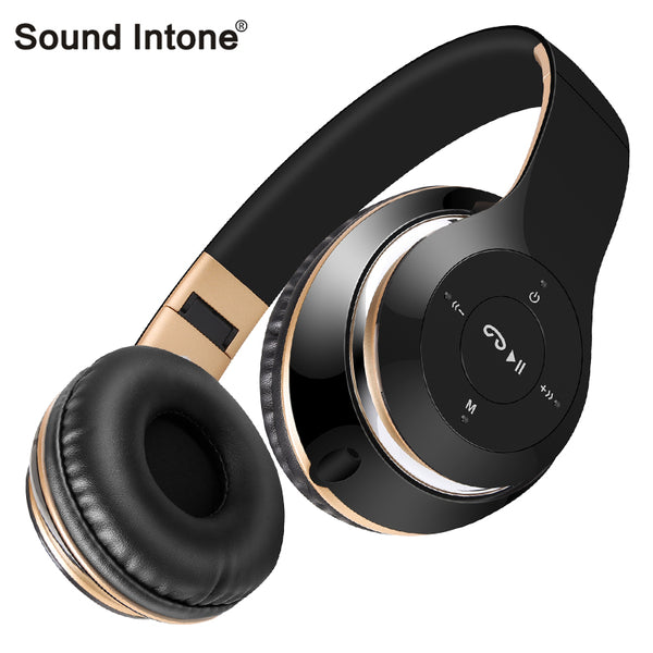 Sound Intone BT-09 Bluetooth Headphones Wireless with Mic Support TF Card FM Radio Stereo Headset For iPhone Samsung Sony Xiaomi