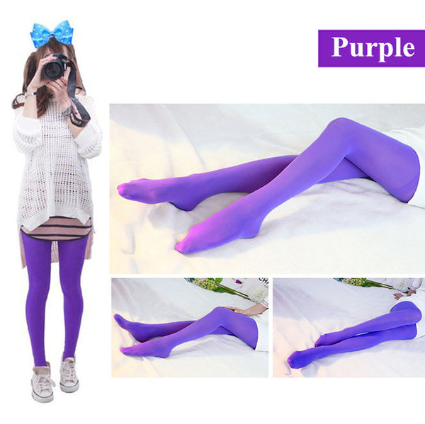1PC Sexy Beauty Women Girl Spring Autumn Opaque Footed Tights Sexy Pantyhose Leg Warmers Summer