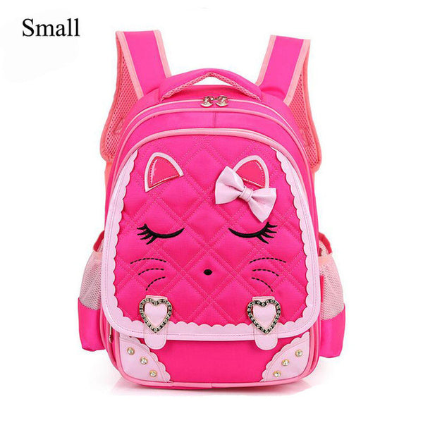 Cute Cat School Bags For Girl Orthopedic Primary Backpacks Children Waterproof Schoolbags Lovely Shoulder for teenagers Mochila