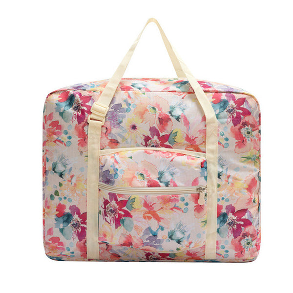 BAGSMALL Waterproof Travel Duffel Women Foldable Travel Bags Weekend Portable Garment Organizer Luggage Bag Put on Suitcase
