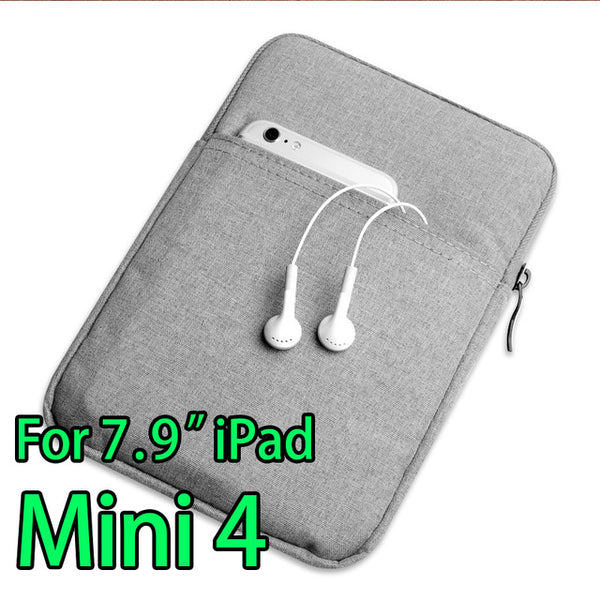 Shockproof Tablet Sleeve Pouch Case for iPad mini 2 3 4 iPad Air 1/2  Pro 9.7 inch Cover thick AKR 2017 New Free Shipping Gift