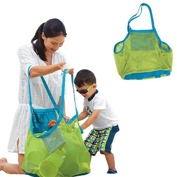 1PCS Extra Large Size Sand Away Beach Mesh Bag Clothes Towel Bag For Travel Accessories 2 Colors
