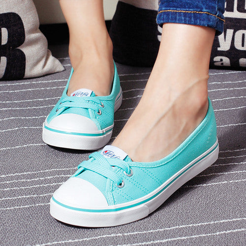 Women Shoes Ballet Flats Loafers Casual Breathable Women Flats Slip On Fashion 2017 Canvas Flats Shoes Women Low Shallow Mouth
