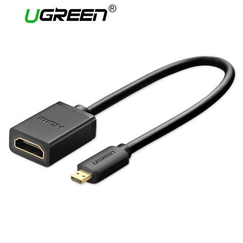 Ugreen Micro HDMI to HDMI Male to Female HDMI Adapter micro HDMI Converter 1080P Convertor for tablet pc tv mobile phone