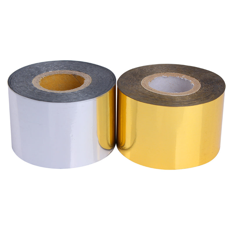 1 Roll Holographic Starry Sky Nail Foil Tape 4cm*120m Nail Art Silver Gold Transfer Sticker 8318329