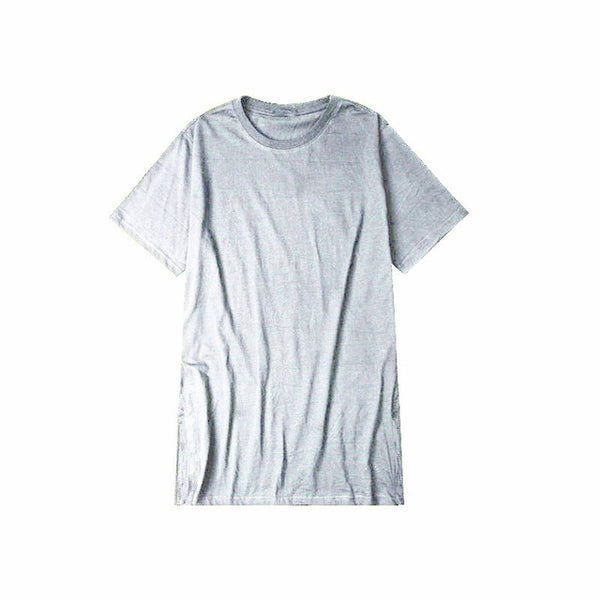 2017 Brand New Men's Clothing White long t shirt Hip hop StreetWear t-shirt Extra Long Length Tee Tops long line tshirt