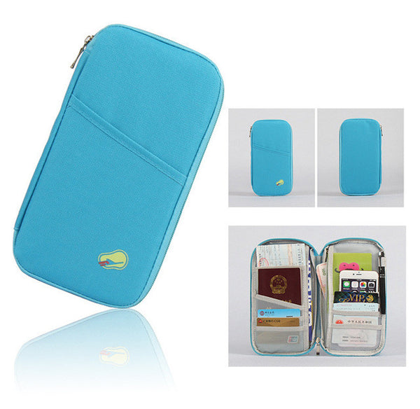 Card Holder Passport Cover Travel Wallet Korean Style Passport Holder Wallets With Large Capacity Cash Ticket Card Organizer