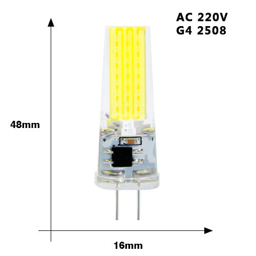 Bombillas LED Bulb G9 G4 E14 220V 3W 6W 9W Dimmable Lampada LED Lamp G4 AC DC 12V COB Lights Replace Halogen