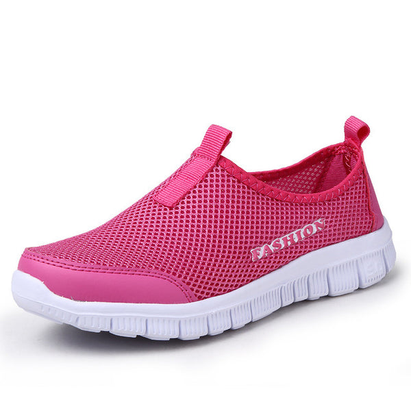Women Casual Shoes 2017 New Arrival Women's Fashion Air Mesh Summer Shoes Female Slip-on Plus Size