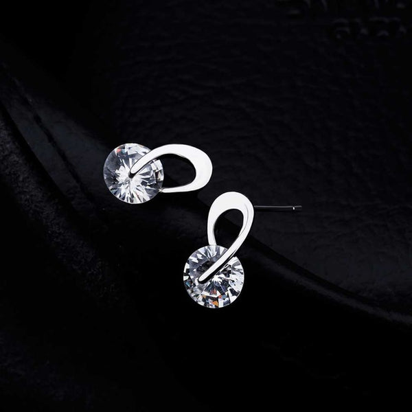 TOMTOSH 2017 New Hot Women's Jewelry Gift Gold Zircon Crystal Earring Eardrop Earbob Ear Studs