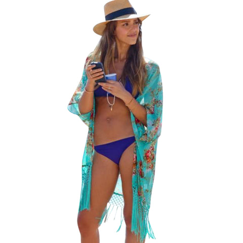 2017 Summer Women Fashion Beach Cover Up Ladies Sexy Swimsuit Bathing Suit Cover Ups Cape Kaftan Kimono Knits Beach Wear Shirt