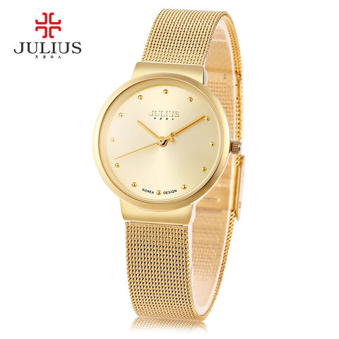 Luxury Brand Julius Relogio Feminino Clock Women Watch Stainless Steel Watches Ladies Fashion Casual Watch Quartz Wristwatch