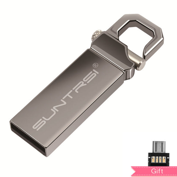 Suntrsi USB Flash Drive 64GB Metal Pendrive High Speed USB Stick 32GB Pen Drive Real Capacity 16GB USB Flash Free Shipping