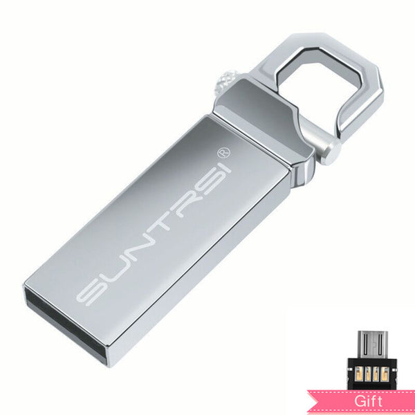 Suntrsi USB Flash Drive 64GB Metal Pendrive High Speed USB Stick 32GB Pen Drive Real Capacity 16GB USB Flash Free Shipping