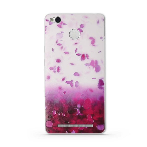 for Redmi 3x Phone Case Cover for Xiaomi Redmi 3 S 3s 3 X Soft TPU Silicon Flower Mobile Phone Bags For Redmi 3s 3 Pro Bags