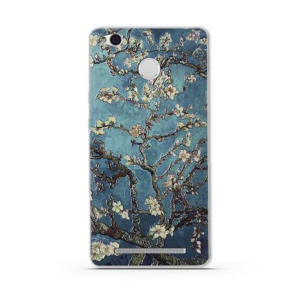 for Redmi 3x Phone Case Cover for Xiaomi Redmi 3 S 3s 3 X Soft TPU Silicon Flower Mobile Phone Bags For Redmi 3s 3 Pro Bags