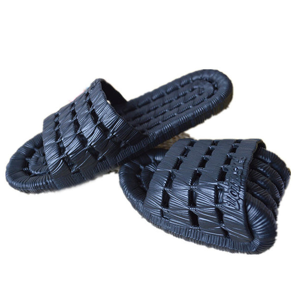 Waikol Hot Beach Shoes Casual Men Sandals Slippers Summer Outdoor Flip Flops Flats Non-slip Bathroom Home Massage Slippers