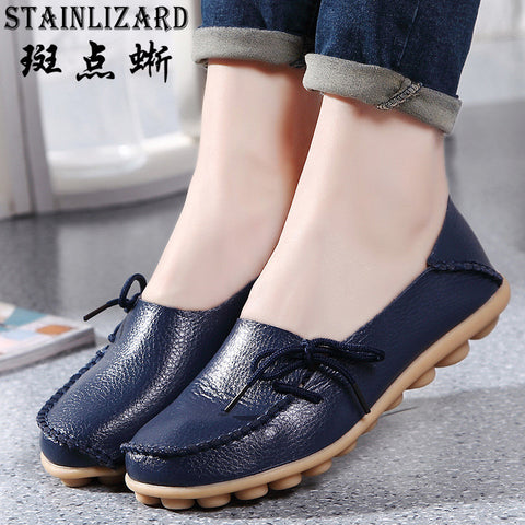 Plus size women shoes fashion soft women flats slip on Spring Autumn women casual shoes Comfort loafers zapatos mujer SDT179