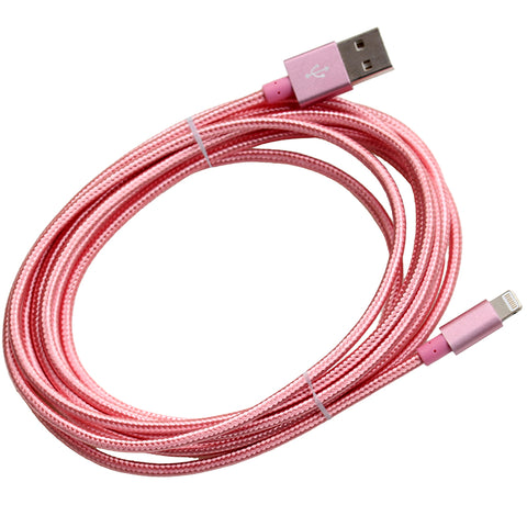2M 3M USB to Lighting 8 Pin data and Charging Cable Cord  with Nylon protective