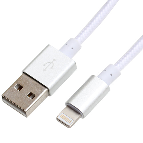 2M 3M USB to Lighting 8 Pin data and Charging Cable Cord  with Nylon protective