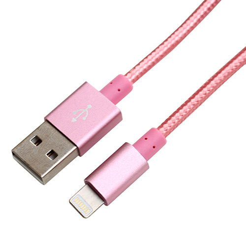 2M 3M USB to Lighting 8 Pin data and Charging Cable Cord  with Nylon protective