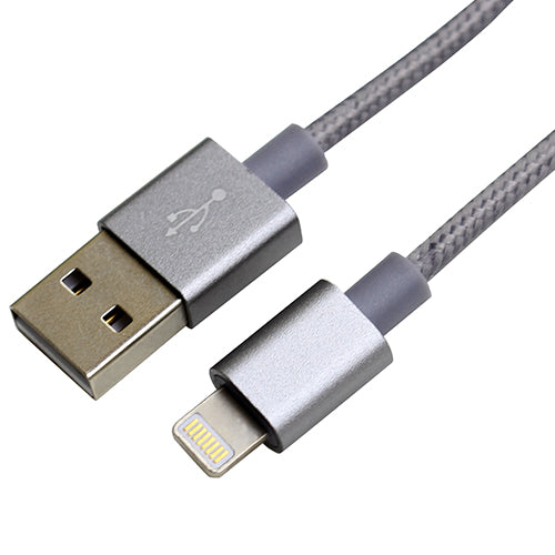 2M 3M USB to Lighting 8 Pin data and Charging Cable Cord  with Nylon protective