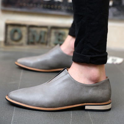 NPEZKGC Men Oxford Shoes sping/autumn Suede Genuine Leather Men's Flat Oxford Casual Shoes Men Flats Loafers zapatos hombre