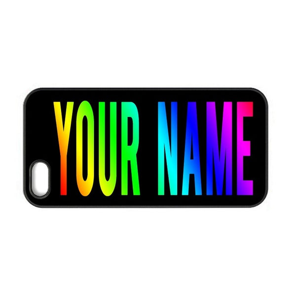 DIY Name Customized Cover Case for iPhone 4 4s 5 5s 5c 6 6s plus Samsung Galaxy A3 A5 A7 S3 S4 S5 Mini S6 S7 Edge