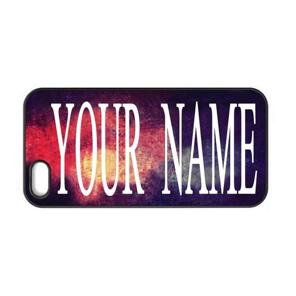 DIY Name Customized Cover Case for iPhone 4 4s 5 5s 5c 6 6s plus Samsung Galaxy A3 A5 A7 S3 S4 S5 Mini S6 S7 Edge