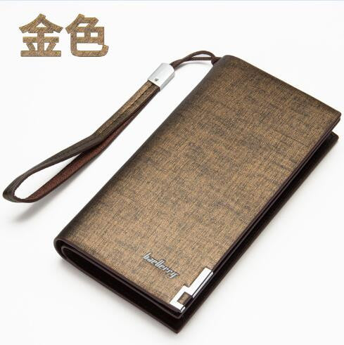 Fashion Clutch Male Wallet Men Baellerry Wallets Wristlet Men Clutch Bags Coin Purse Men's Wallet Leather Male Purse portemonnee