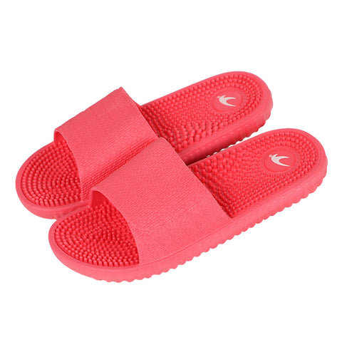 COOLSA Women's Fashion Candy Color Indoor Massage Slippers Lightweight Solid EVA Home Non-slip Massage Slippers Chinelo Feminino