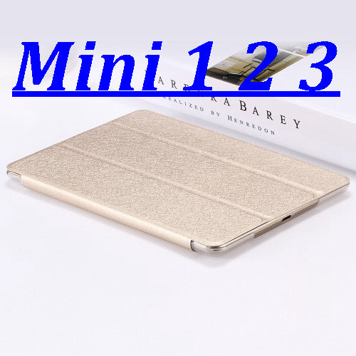 FLOVEME Luxury Leather Case For iPad Mini 1 2 3 4 Case Slim Clear Transparent Smart Back Cover for iPad Mini 1 2 3 4 Protector