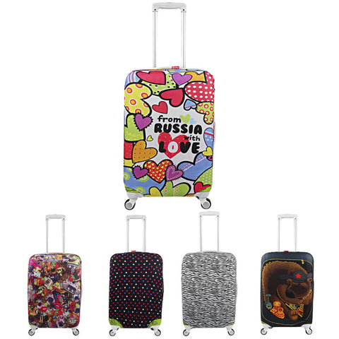 Luggage Cover Protector Protective Suitcase Covers Elastic Protection Case on Suitcase Fashion Travel Cover for Trolley Trunk
