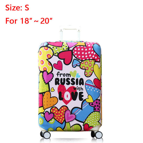 Luggage Cover Protector Protective Suitcase Covers Elastic Protection Case on Suitcase Fashion Travel Cover for Trolley Trunk