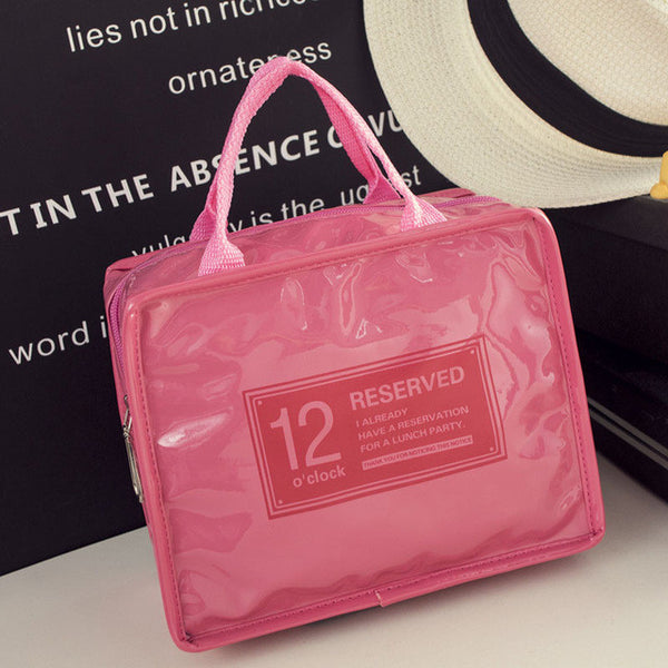 High Quality PVC Lunch Bags For Women Waterproof Tote Bags Food Picnic Insulation Bag Cooler Bag