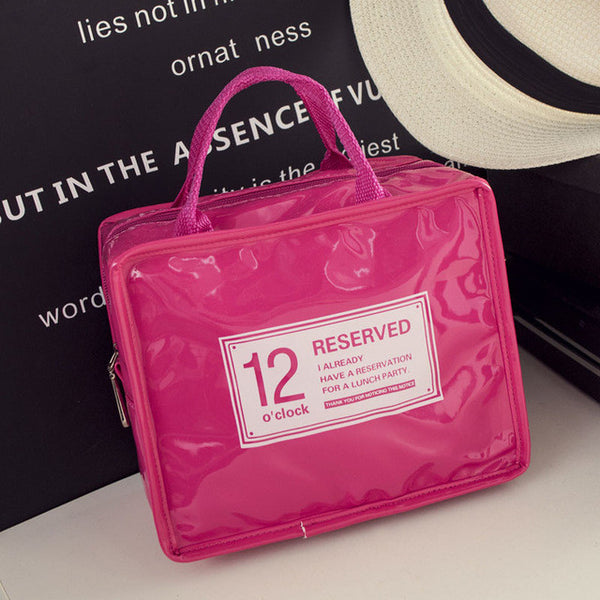 High Quality PVC Lunch Bags For Women Waterproof Tote Bags Food Picnic Insulation Bag Cooler Bag