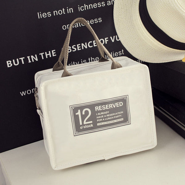 High Quality PVC Lunch Bags For Women Waterproof Tote Bags Food Picnic Insulation Bag Cooler Bag