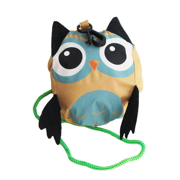 Foldable Shopping Bags Cute Animal Owl Organizer Beautiful Reusable Bag Hot Selling Home Eco bag Storage Handbag